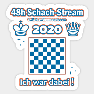 48H - SCHACH | classic design Sticker